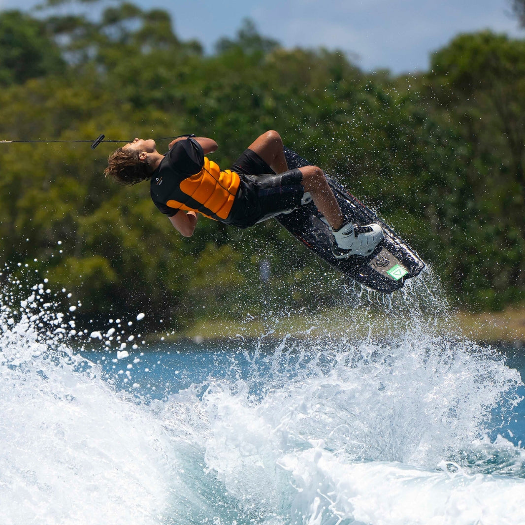 Follow Global Youth Life Jacket - Black/Orange