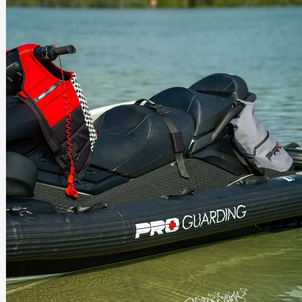 Jet Ski Seat Strap & Handle - All Black