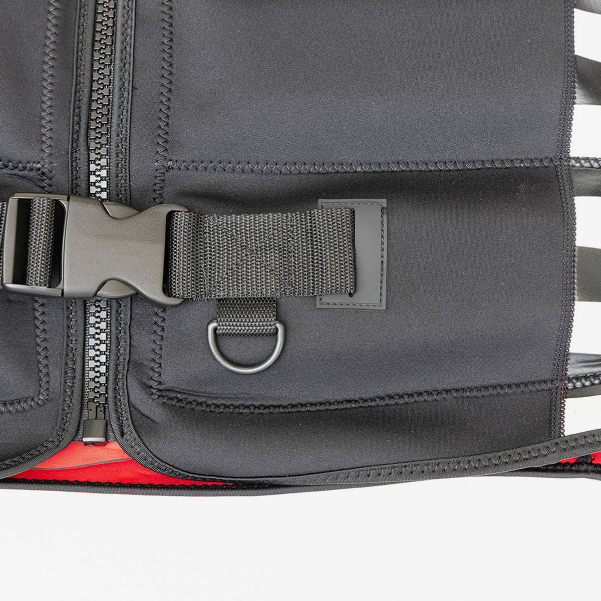Jet Ski Life Vest - Black and Red