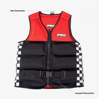 Jet Ski Life Vest - Black and Red