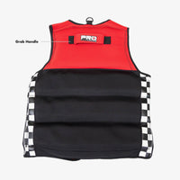 Jet Ski Life Vest - Black and Red
